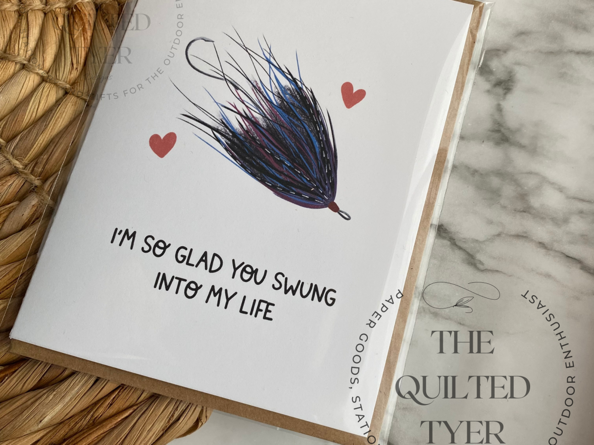 My Fly Fishing Valentines day Cards! Shop this weekend – Ships Monday!